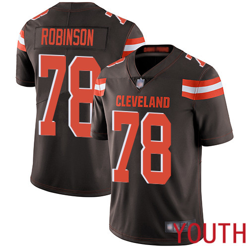 Cleveland Browns Greg Robinson Youth Brown Limited Jersey #78 NFL Football Home Vapor Untouchable